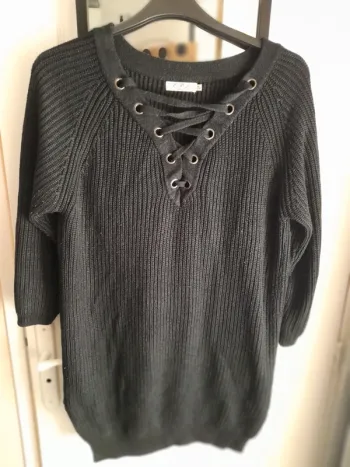 Robe pull noir
