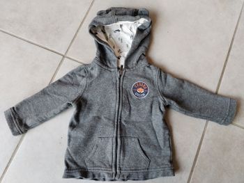 Sweat à capuche Creeks, taille 18 mois
