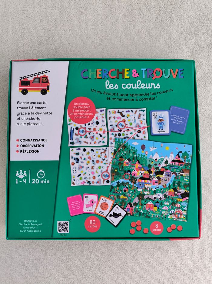 Jeu Cherche et trouve Les couleurs Janod - photo numéro 3