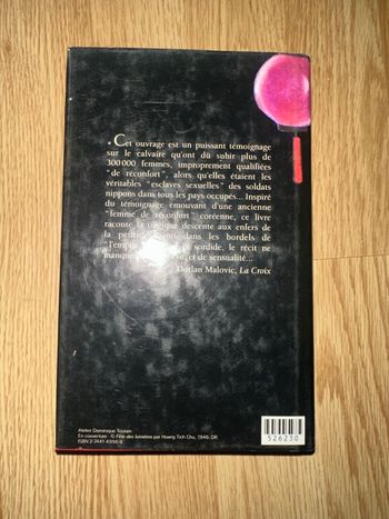 Livre "l’es orchidées rouge de Shanghai "