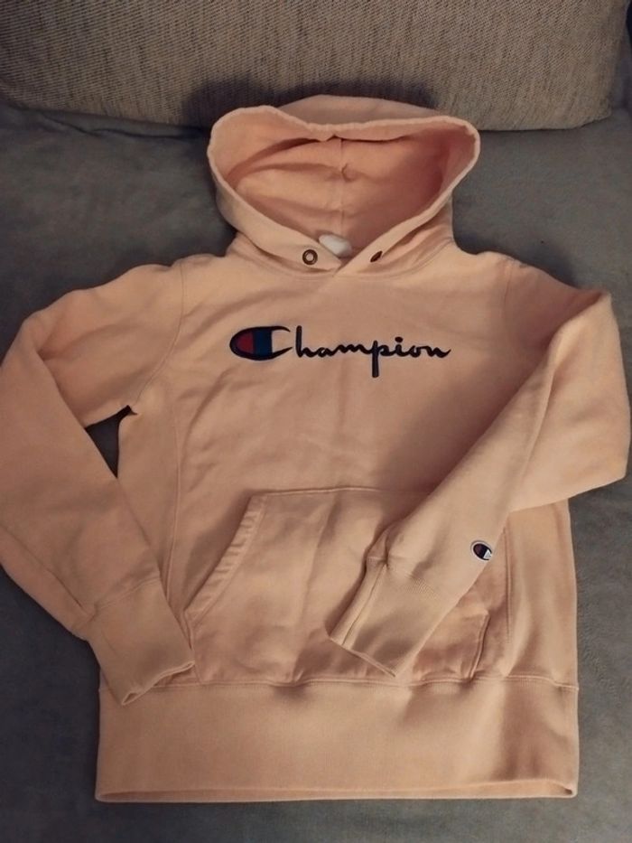 Sweat à capuche femme champion taille S - photo numéro 2