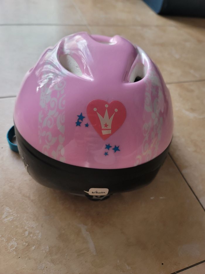 Casque velo princesse 52-56 cm btwin - photo numéro 3