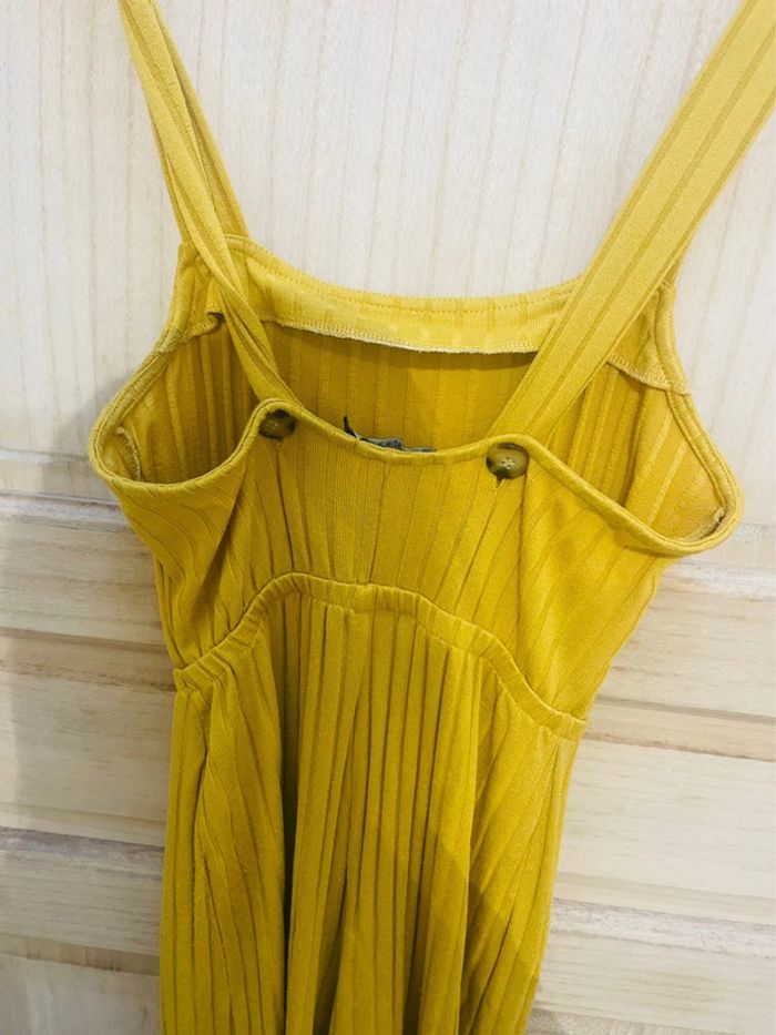 Combinaison jaune côtelée - Bershka - Taille S - photo numéro 5