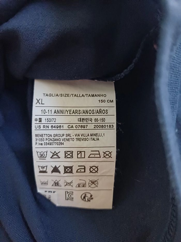 Lot de 2 tee-shirts Benetton à ML - photo numéro 3