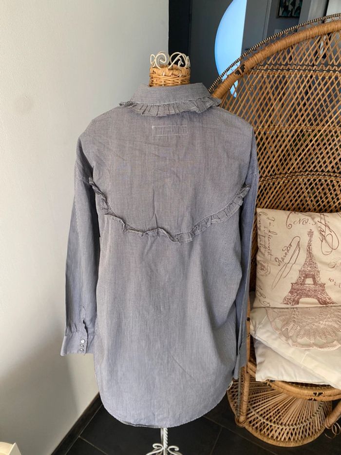 Chemise Ventilo La Colline vichy noir et blanc taille M - photo numéro 9