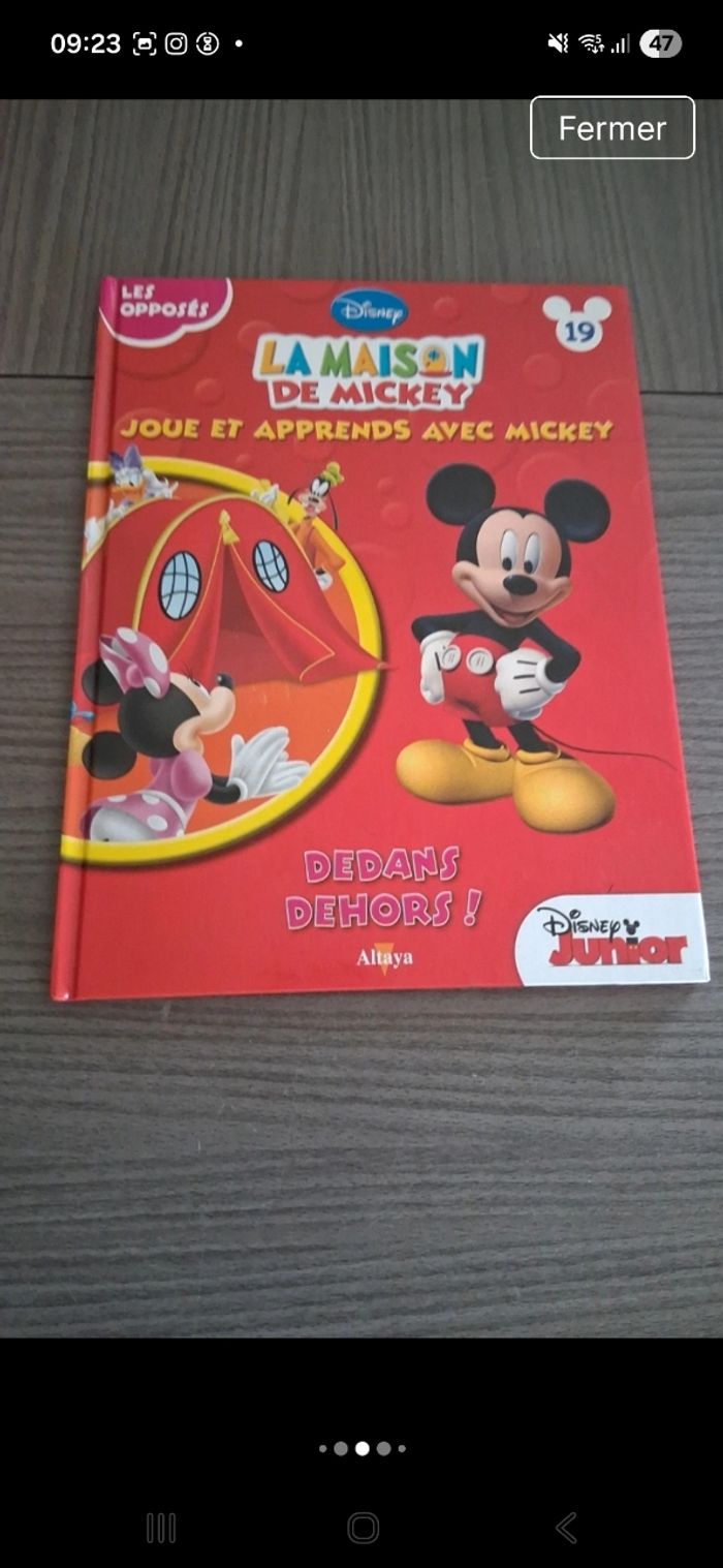 Livres la maison de Mickey Disney - photo numéro 8