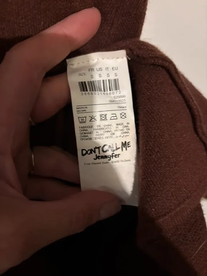 Robe en maille marron Jennyfer - Taille S 🤎 - photo numéro 7