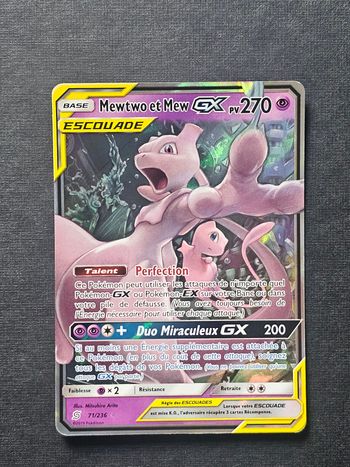 Mewtwo et mew gx 71