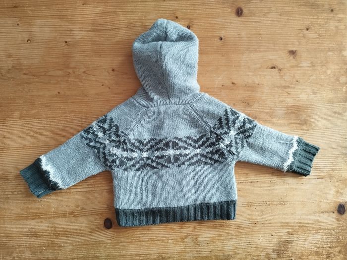 Blouson polaire gris avec capuche - Bob et Jules - 18 mois- Parfait pour l’hiver ! - photo numéro 2