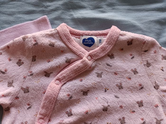 Pyjama et bodie taille 1 mois - photo numéro 2