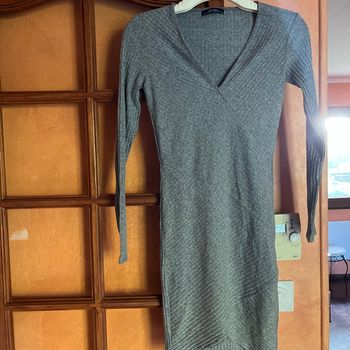 Robe grise  Bershka