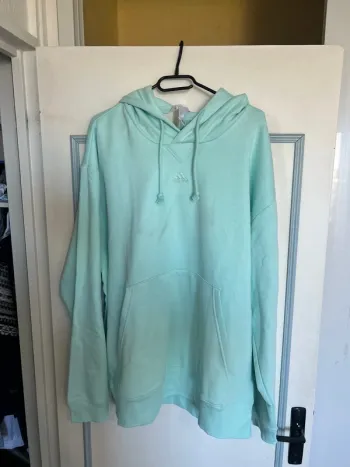 Sweet à capuche hoodie Adidas menthe XL