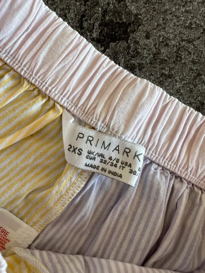 Short pyjama femme Primark taille XXS Women pajama Pantaloncini pigiama donna Damen Schlafshorts - photo numéro 4