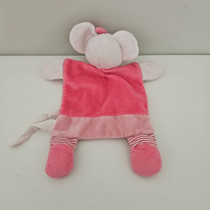 Doudou souris nicotoy rose - photo numéro 3
