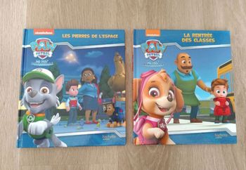 Lot 2 livres pat patrouille 