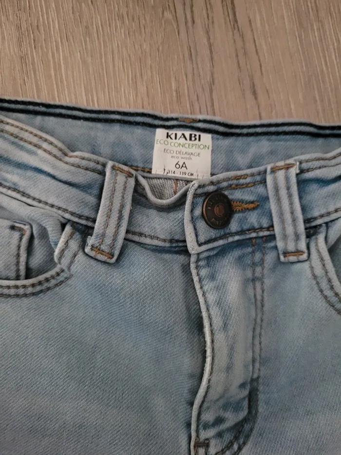 Lot de shorts en jeans kiabi 6 ans - photo numéro 5
