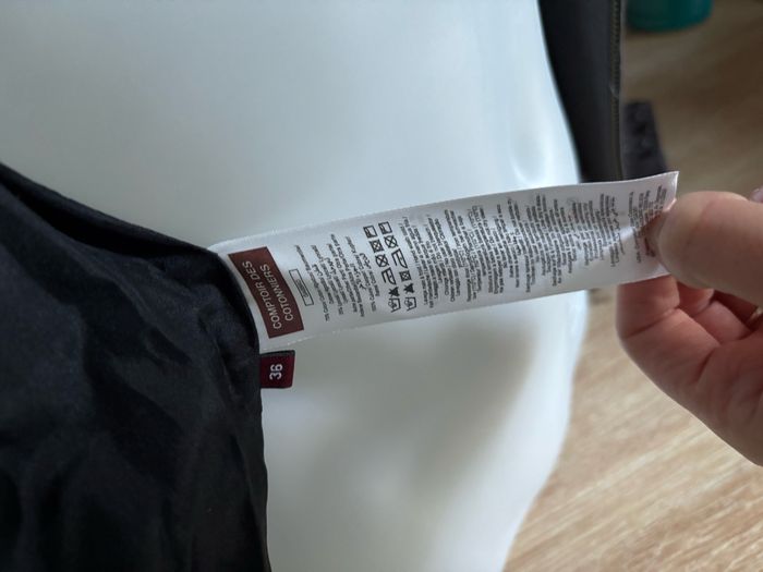 Veste grise bouton clouté en  relief comptoir des cotonniers taille S - photo numéro 7