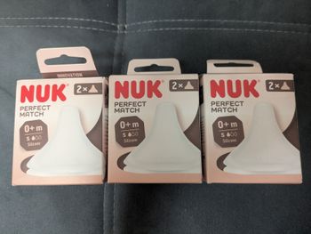 Tétines NUK taille S