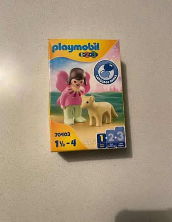 Playmobil 1 2 3 - Fée avec renard
