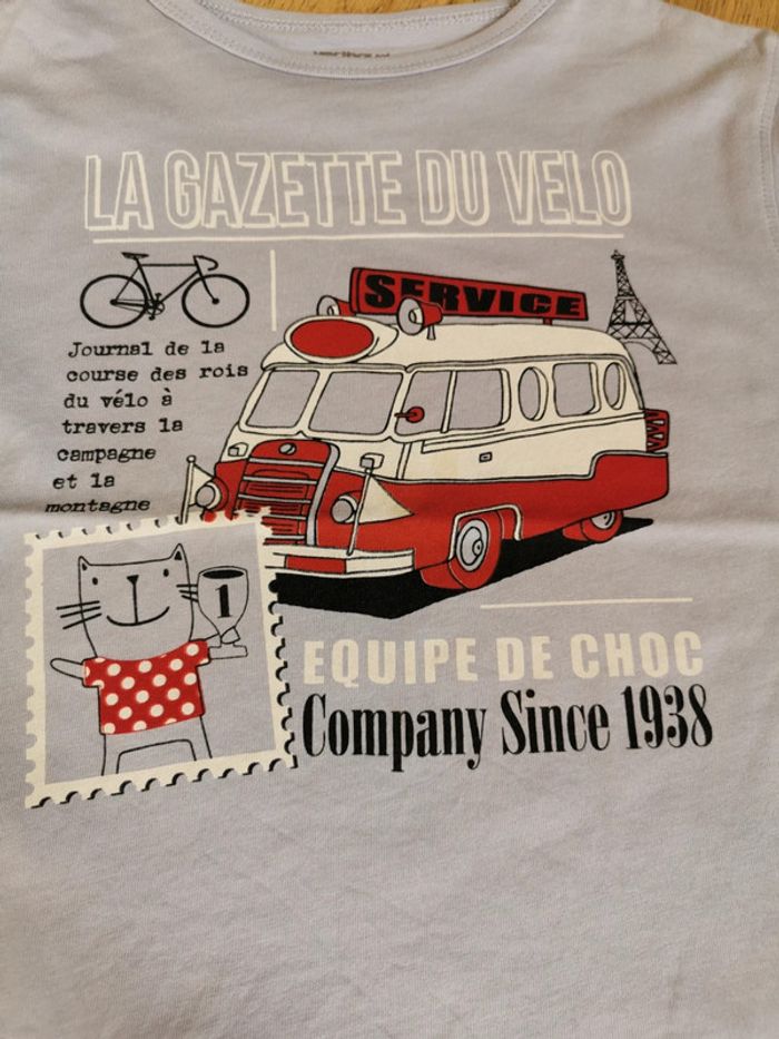 Lot 2 tee shirts vert baudet - photo numéro 3