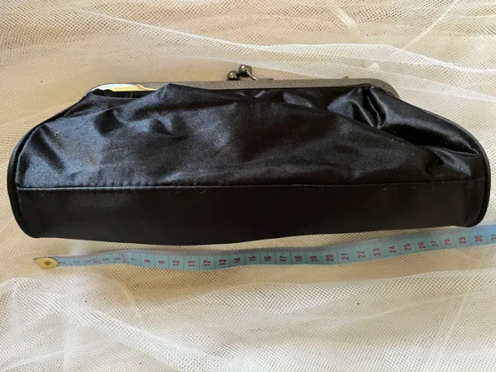 Pochette / Sac à main noir/  neuf / style rétro - photo numéro 3