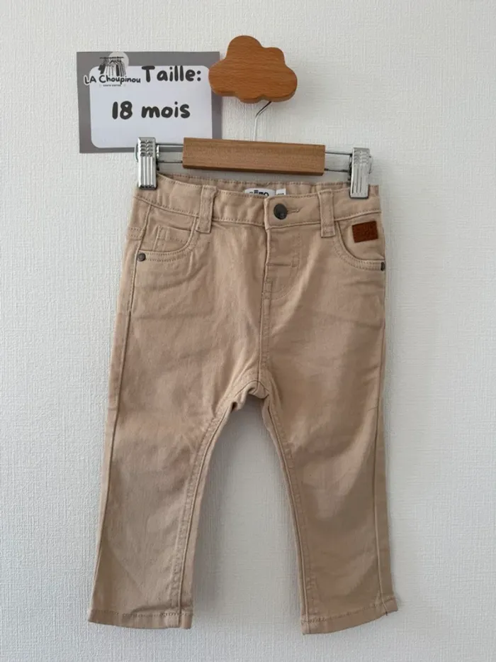 Pantalon beige - taille 18 mois 🌼