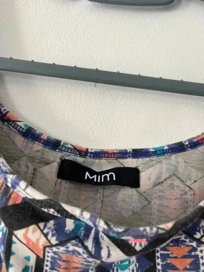 Robe à motif - MIM - Taille 36 / S - photo numéro 4