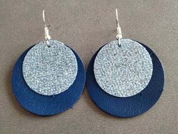 Boucles d'oreilles en cuir