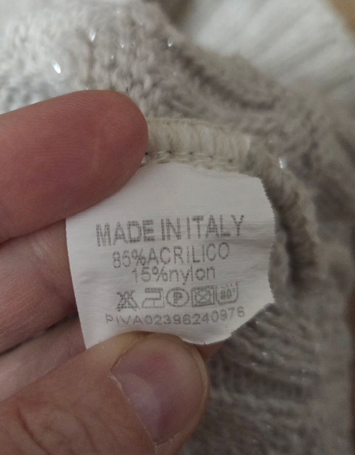 Pull sans manche crème pailleté - photo numéro 3