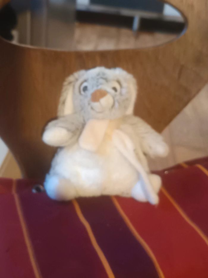 Peluche lapin gris Les Saisies - photo numéro 3