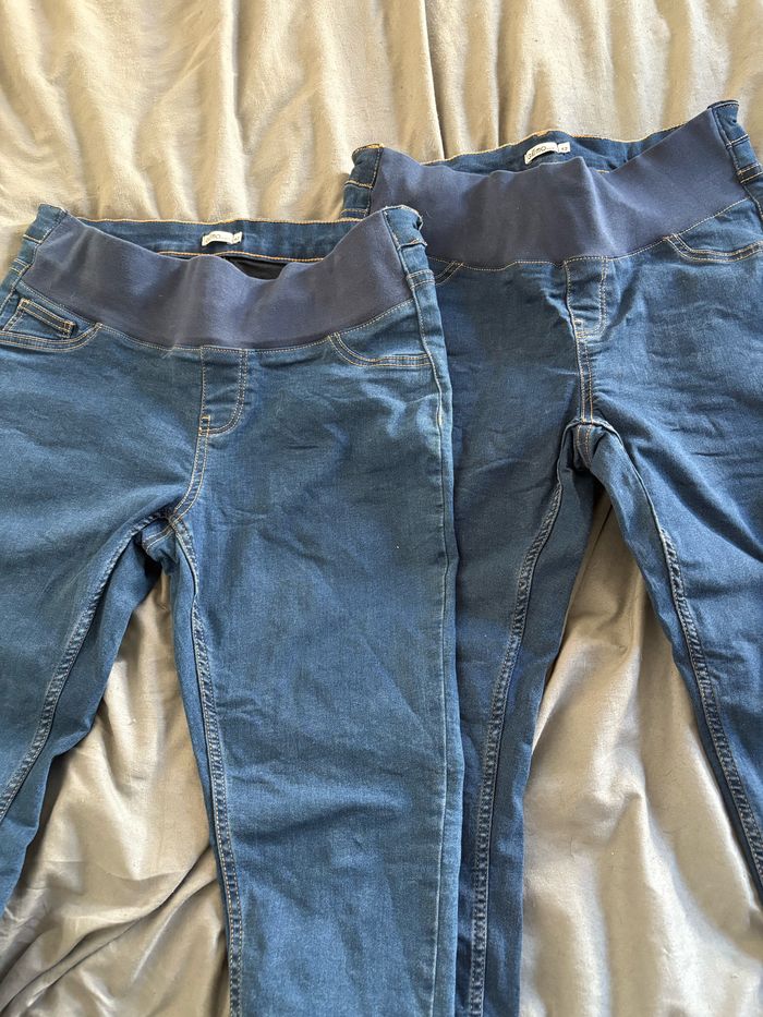Lot de 2 jeggings de maternité - photo numéro 2