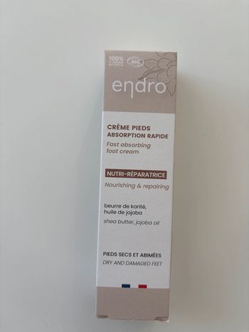 Crème pieds Endro - Absorption rapide - Neuf 75 ml