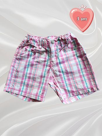 Short été rose fille 3 ans