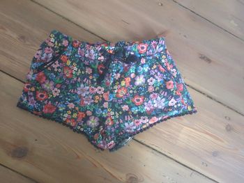 Short tissu fleurs liberty 4 - 6 ans h&m