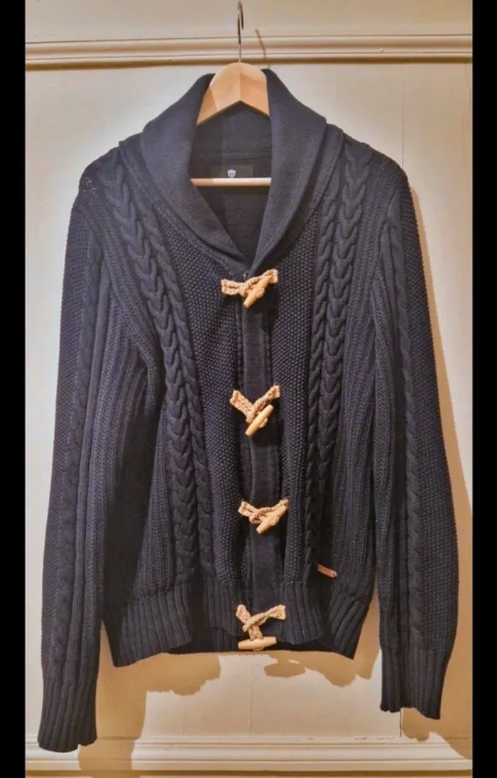 Gilet veste tressée Izac