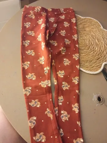 Legging épais écureuils 7 ans