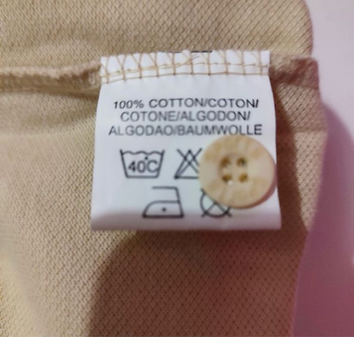 Polo beige 100% coton pour homme taille S, Compagnie Alpine - photo numéro 4