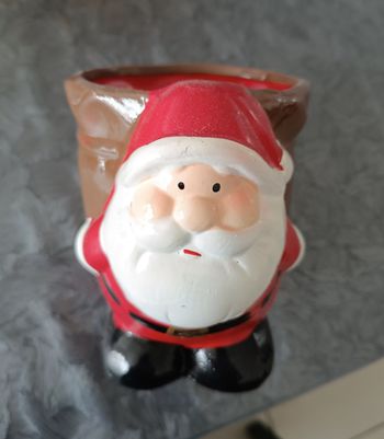 Pot / vase père noël