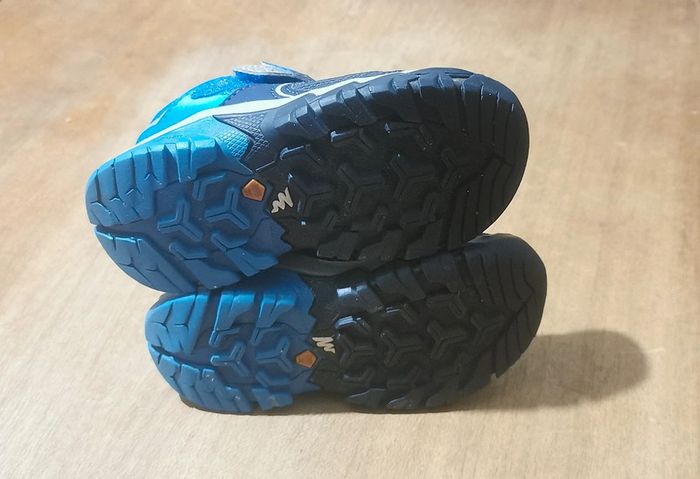 👟 🌼 chaussures mixtes enfant Quechua Crossrock T24 rando, sport, école 💙🍊 - photo numéro 11