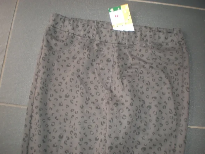 Pantalon legging fille 14 ans neuf motif léopard - photo numéro 2