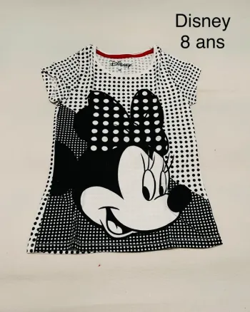 T-shirt Minnie 8 ans