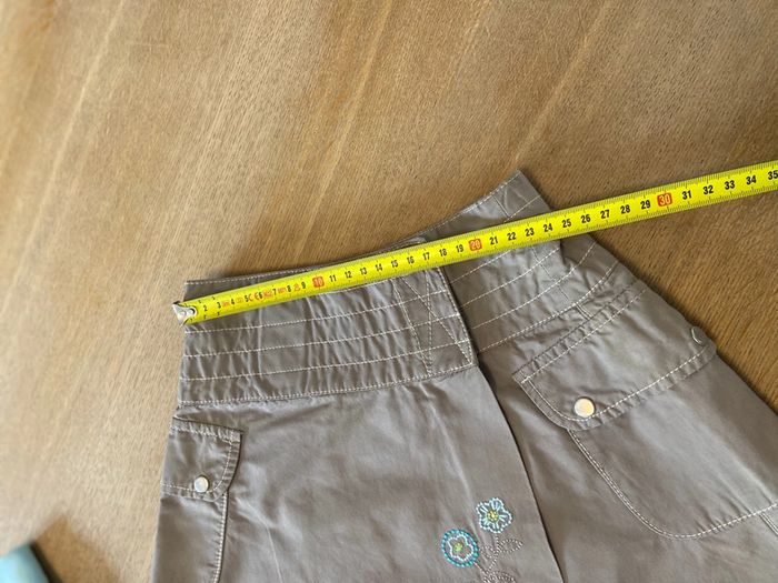 Ensemble jupe et top Catimini turquoise et taupe taille six ans - photo numéro 19