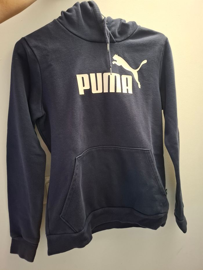 Sweat bleu marine Puma - photo numéro 2