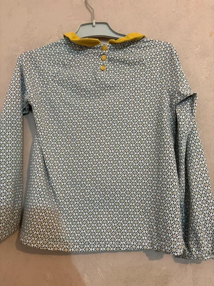 T-shirt manches longues fille à motifs – Okaïdi 8 ans - photo numéro 4
