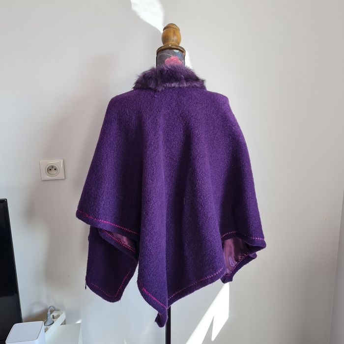 Magnifique poncho violet - photo numéro 3