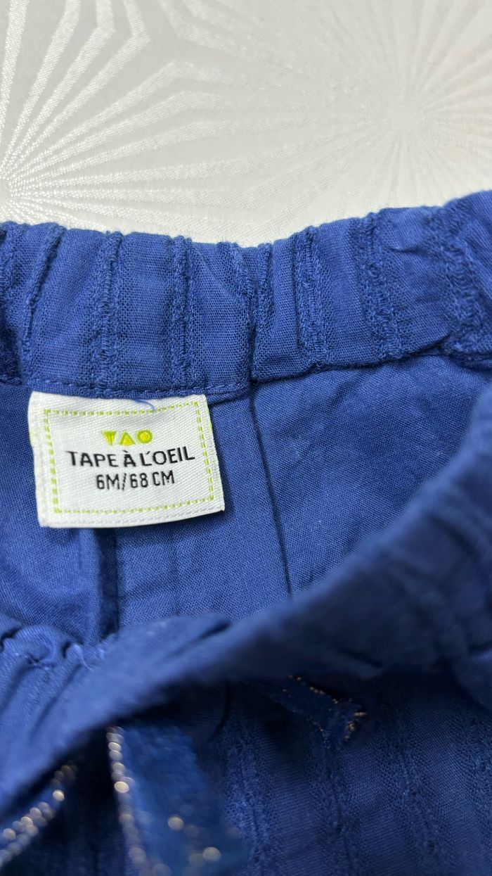 Short fille 6 mois 68 cm tape à l’œil - photo numéro 4