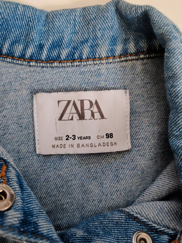Veste en jean Zara 2-3 ans - photo numéro 2