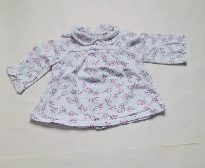 T-shirt manches longues fille 6 mois Cyrillus