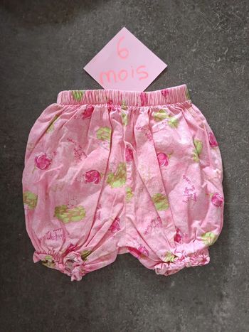 Short rose 6 mois