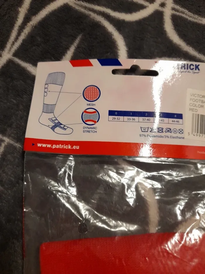 Chaussettes football Patrick - photo numéro 3